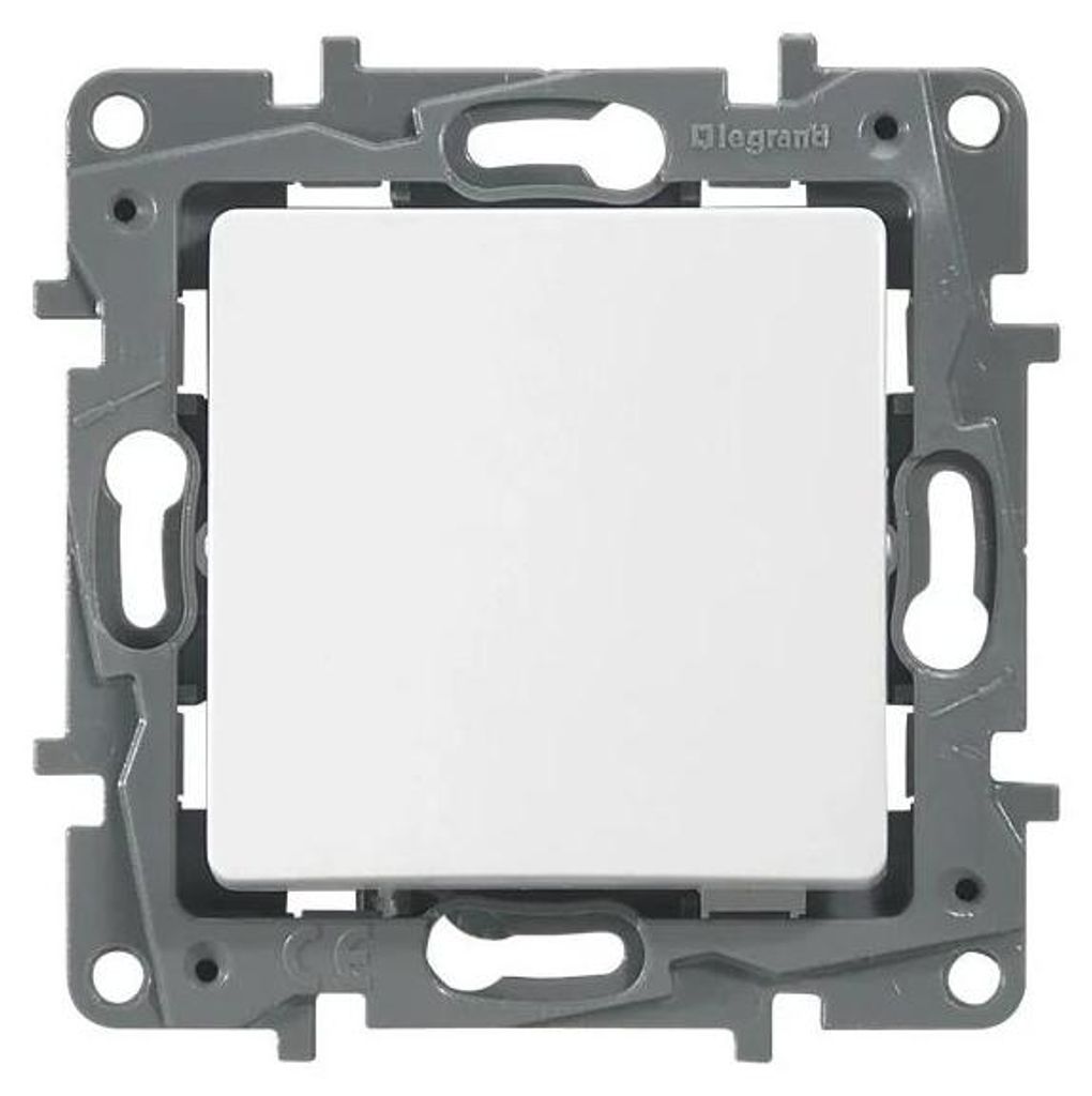 Interrupteur double Legrand, blanc ultra, 10 AX, 250 V~, 1 Image du produit 