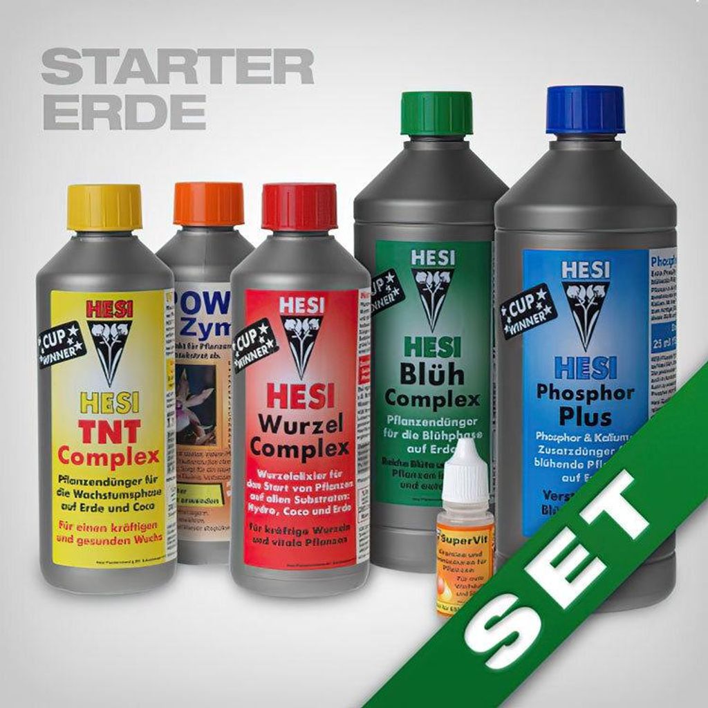 Hesi Starter-Set Erde, Dünger-Komplettset Produktbild 