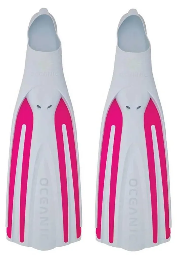Oceanic Viper 2 Palmes de plongée Blanc et Rose EU 36-38 pour Femme