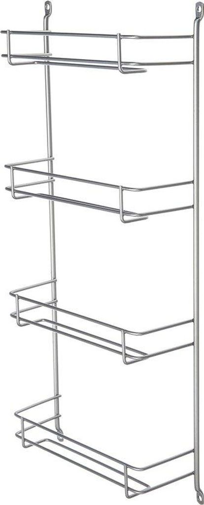 Silbernes Kräuterregal ophangbar Küchenorganisation