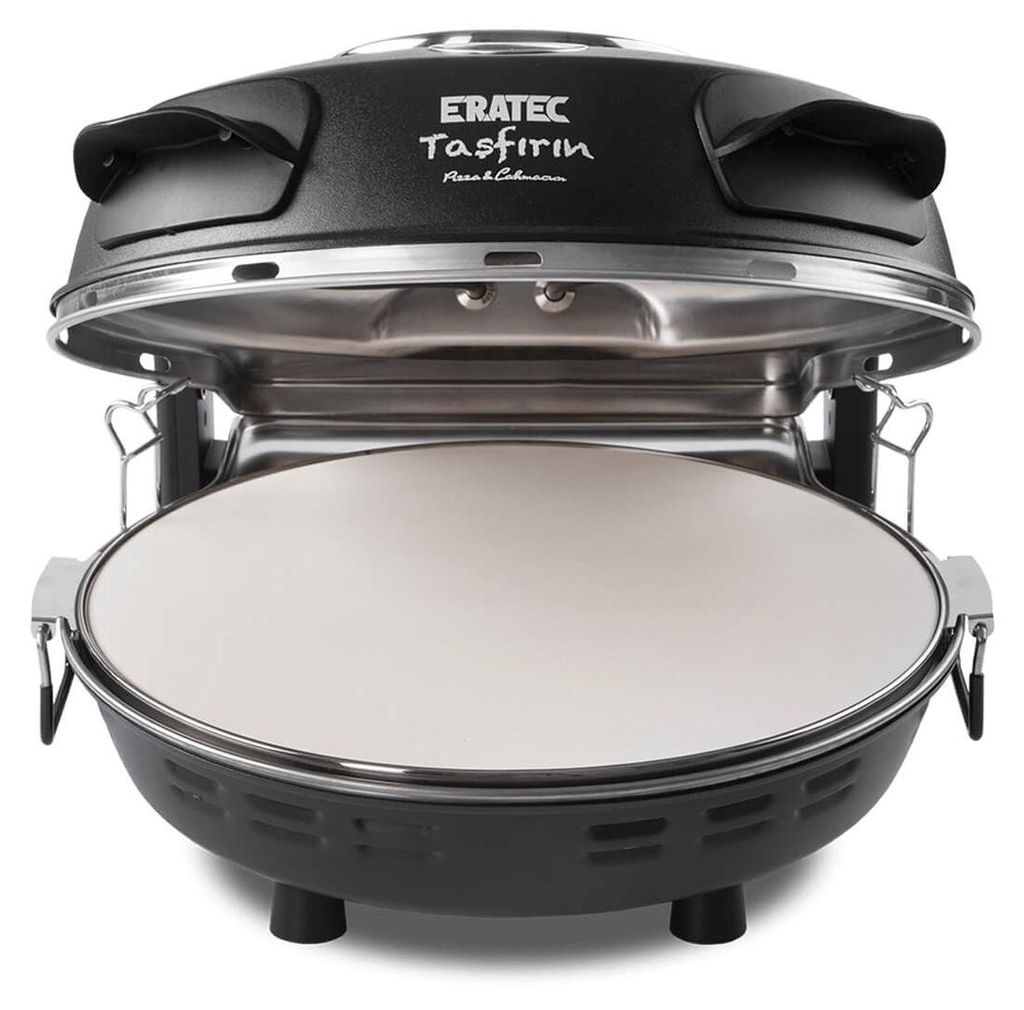 Eratec PM-27, 1 Pizza/Pizzen, Schwarz, 400 °C, 6 kg Produktbild 