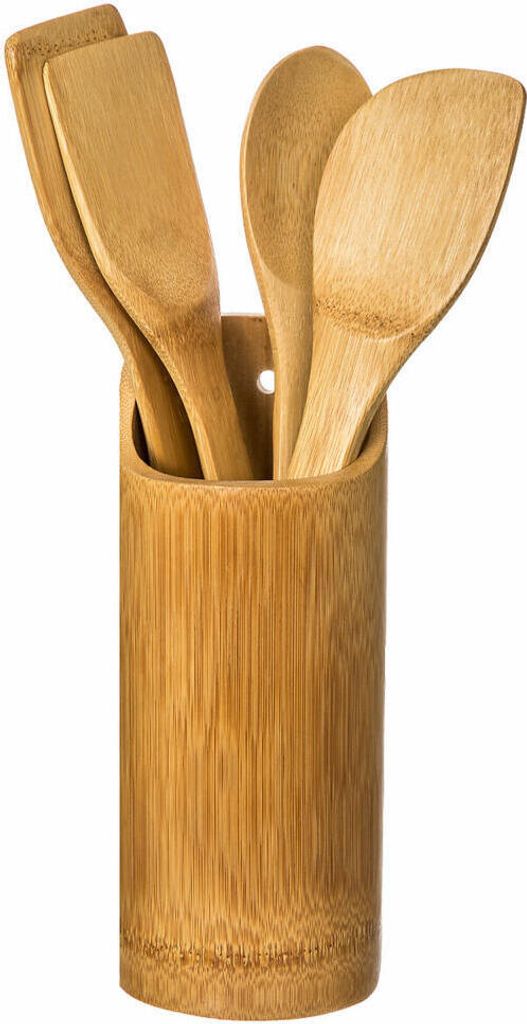 Conjunto de utensilios de cocina KITCHERO: 4 espátulas y un Imagen del producto 