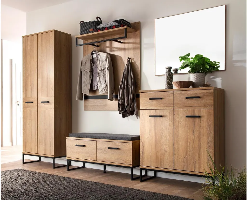 Meuble d'entrée pour chaussures Torrent, idéal petits espaces 81cm - 6