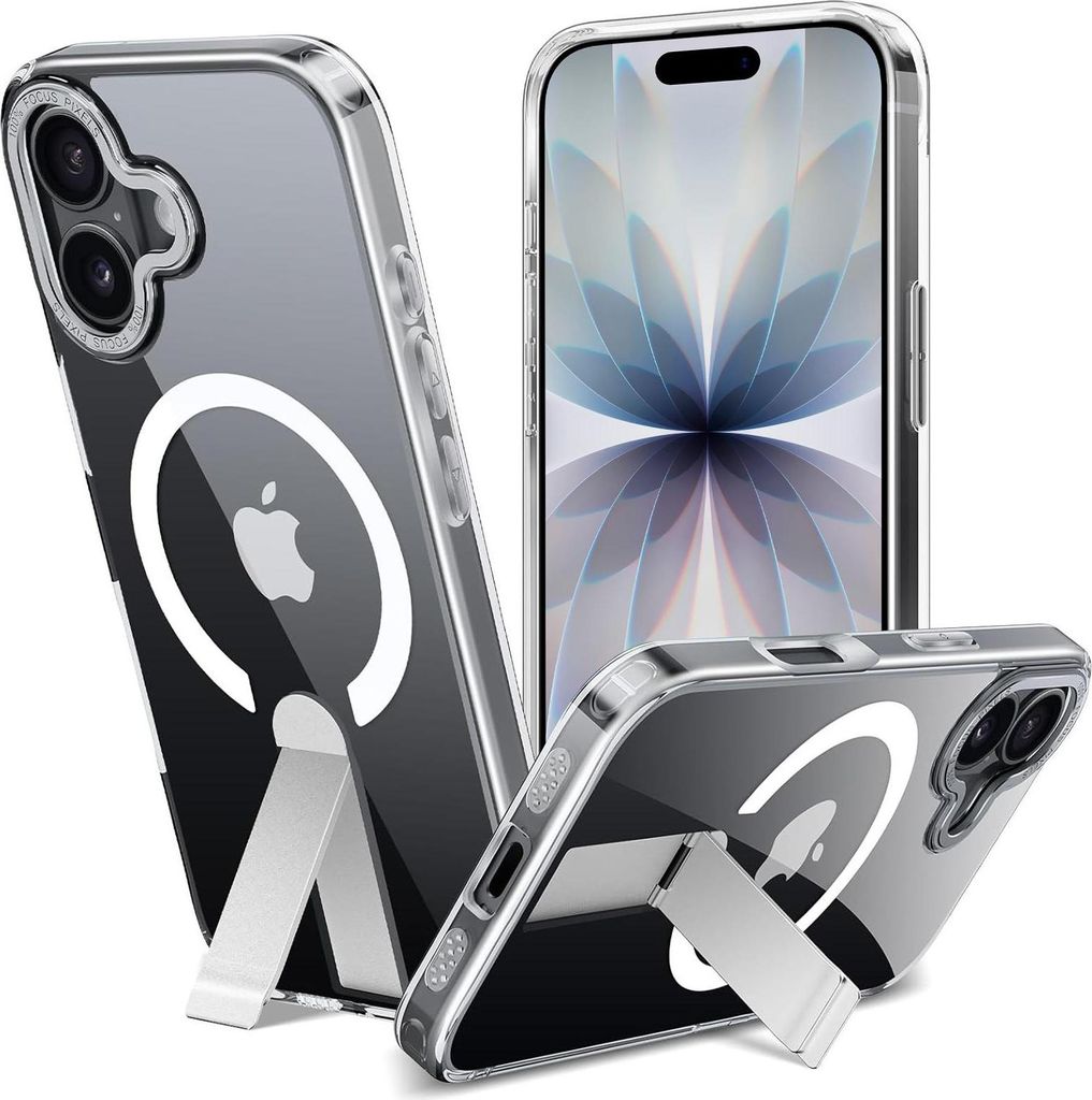 Kickstand Hülle für iPhone 17 Schutzhülle Case mit Ständer kompatibel für Magsafe