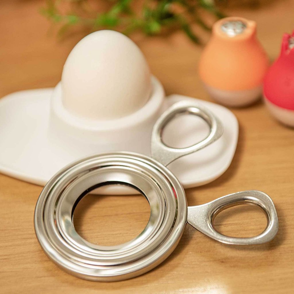 SIDCO Eierköpfer Edelstahl Eier Öffner Eierschneider Produktbild 2