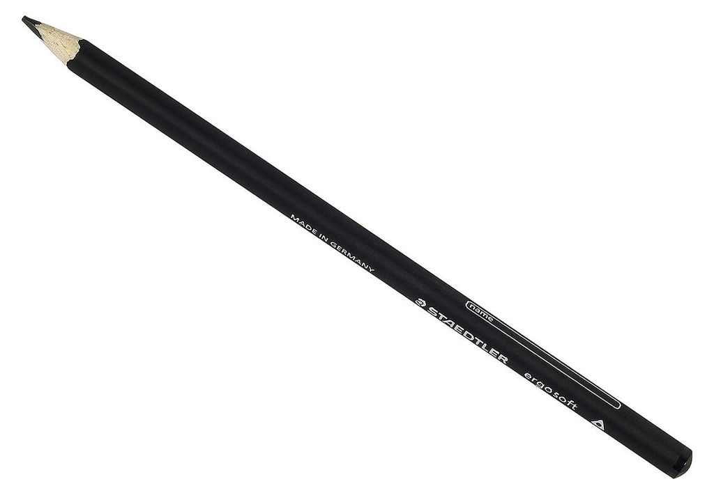 STAEDTLER Dreikant Buntstift ergosoft dreieckig schwarz