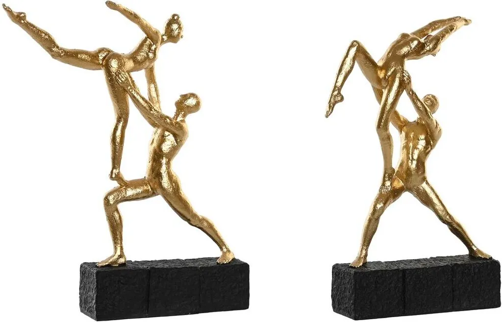 Figurine Turner Noir Or pour Valoriser vos Étagères Vides - Duo 25 cm