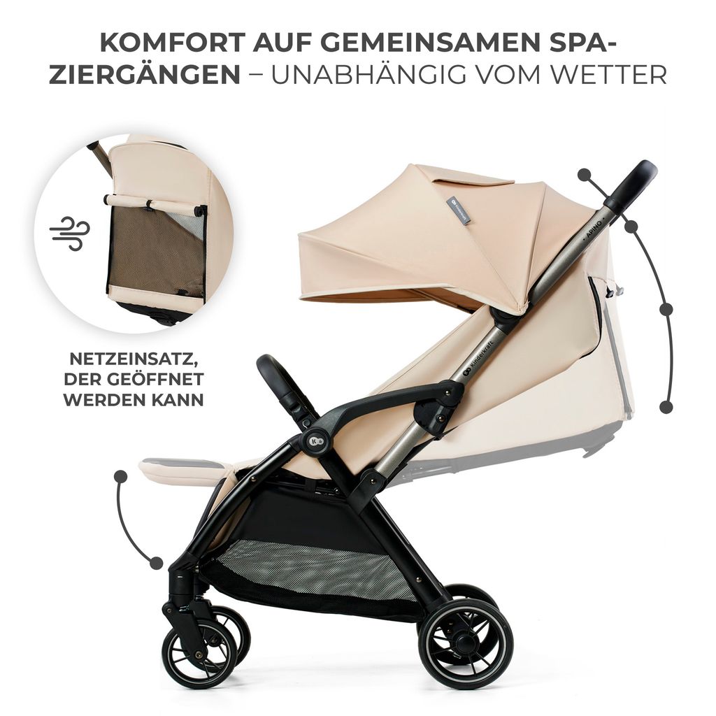 Kinderkraft APINO Buggy - Kočárek - Nosnost do 24 kg - Obrázek produktu 6