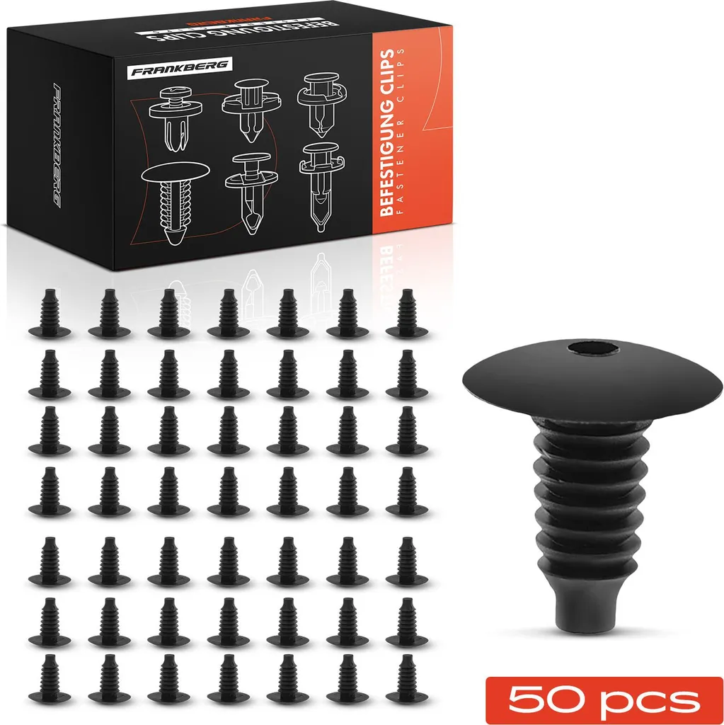 Agrafes de Carrosserie pour Skoda Fabia et Roomster - Lot de 50 Pièces