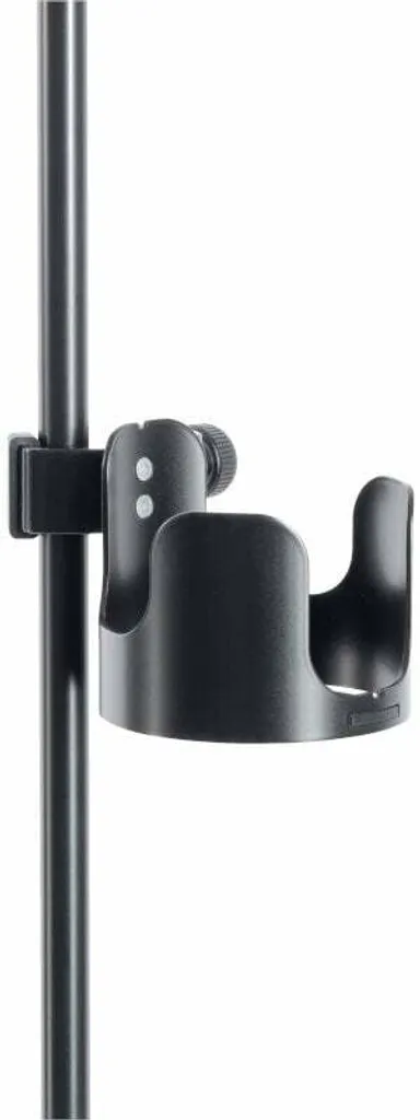 Porte-gobelet universel pour pied de micro K&M 16018-000-55 en acier