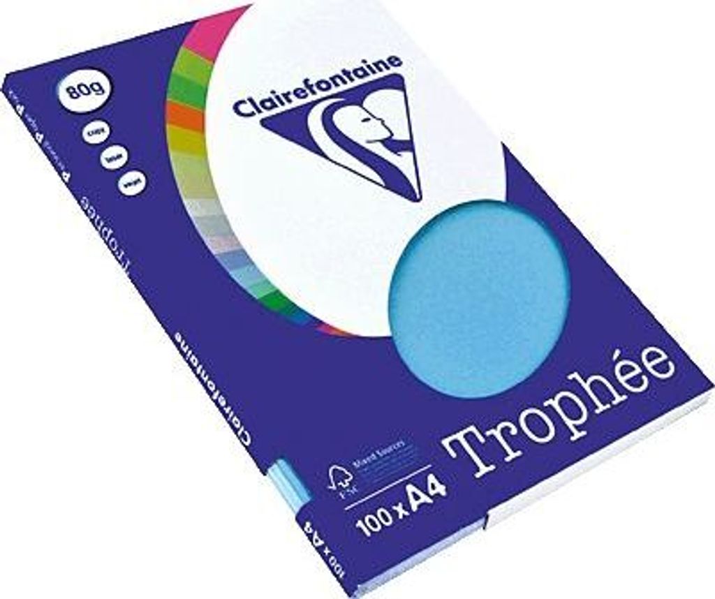 Clairefontaine CLAIRALFA PPP A4 80G 100BL HELLBLAU