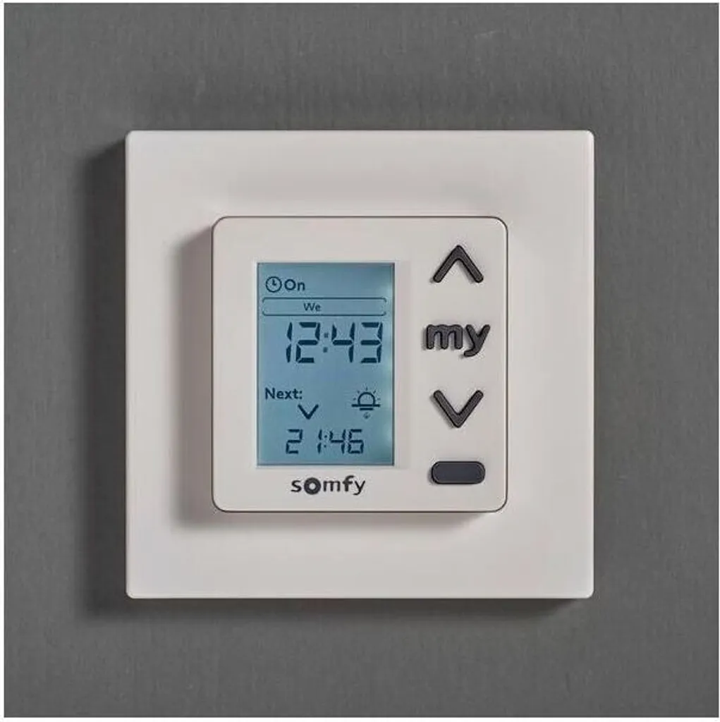 Somfy 1870904 Bouton-poussoir mural filaire pour commande de volet