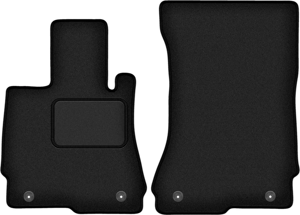 Tappetini Anteriori per Mercedes W221 Classe S Passo Lungo - Velours