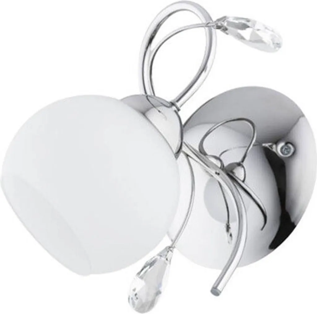 Applique murale chromée avec strass LIVIA PRO ALF28520 Alfa 1xE27 15W