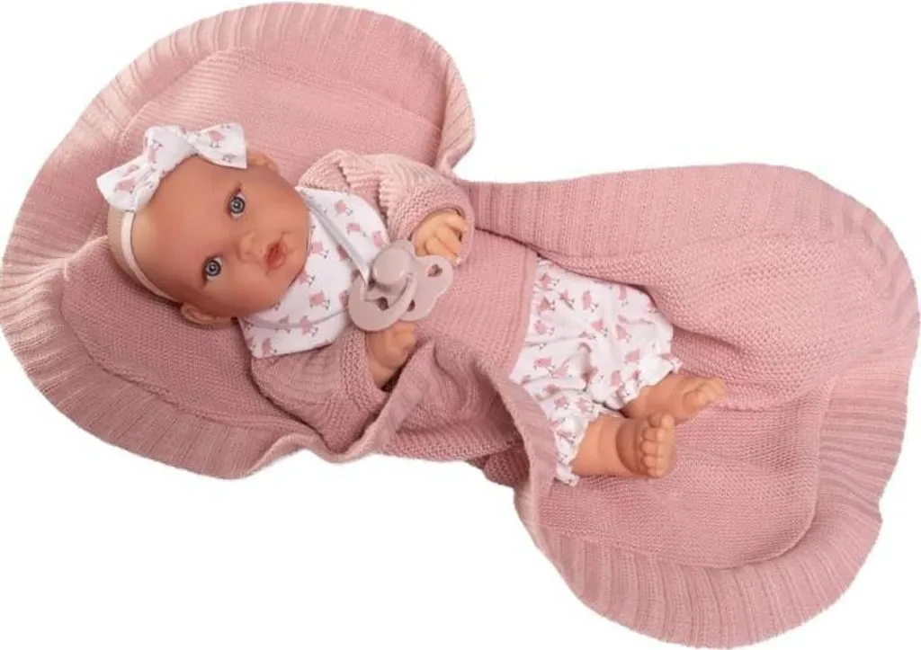 Poupée Kika 27cm pour enfant : le cadeau idéal avec couverture à câliner