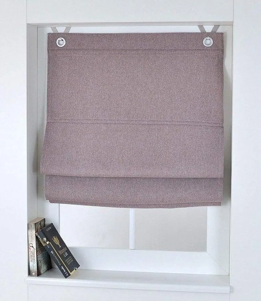 Store occultant 100 x 130 cm Braun idéal pour dormir dans le noir