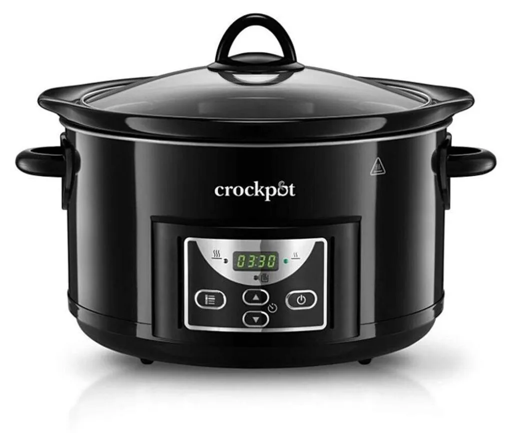 Mijoteuse Électrique Programmable 4,7L - Appareil de Cuisson Lente Sort