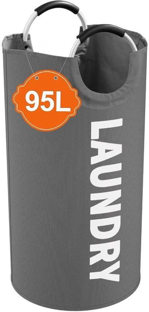 Bac à linge familial 95L idéal pour salle de bain et linge humide