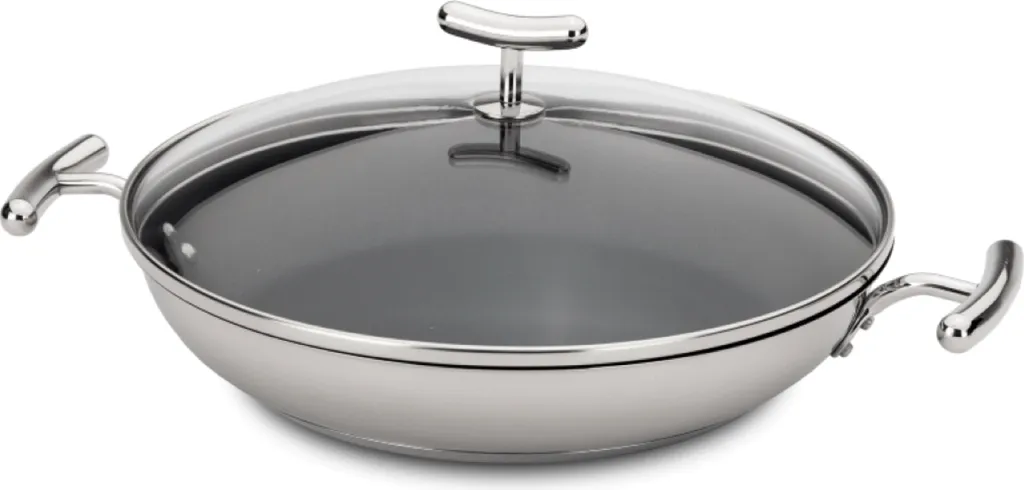 Padella Yumi con Coperchio in Vetro 2 l - Antiaderente Professionale