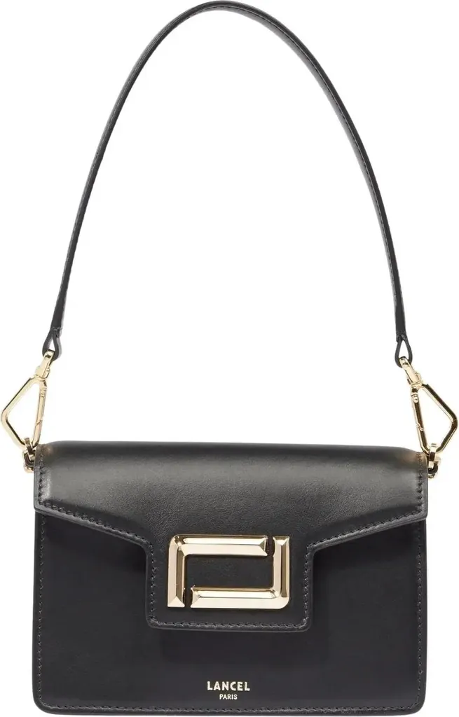 Sac Bandoulière Lancel Angele Noir - Accessoire Idéal pour Sortie et Soirée