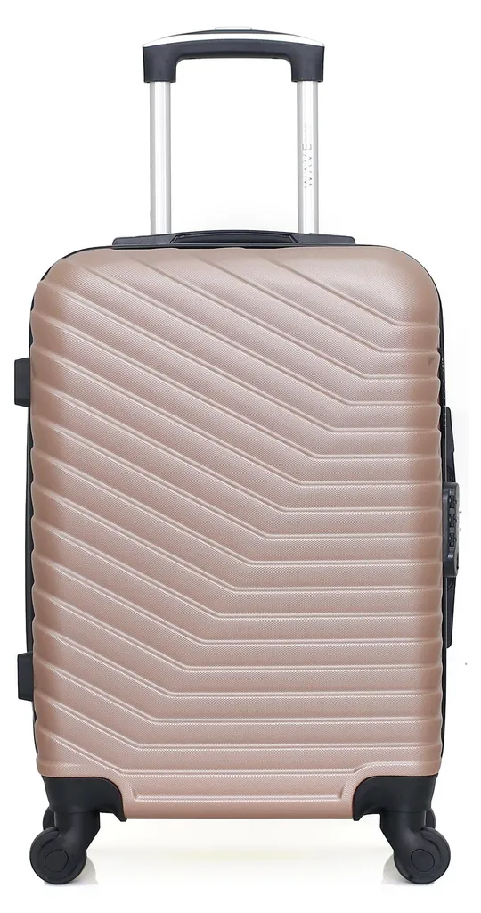 WAVE PARIS Valise Cabine LENA 55 cm - Bagage 4 Roues Rigide et Robuste