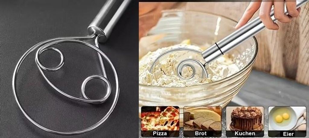 GKA Teigkneter für Brot Pizza Kuchen Eier Kneter dänischer Produktbild 