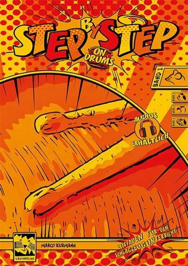 Méthode de Batterie Débutant Step by Step on Drums Vol.1 avec Audio - 2