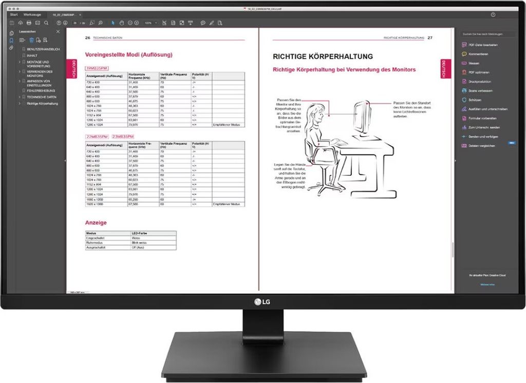 27BN65QP-B  LG 27BN65QP-B computer monitor Produktbild 
