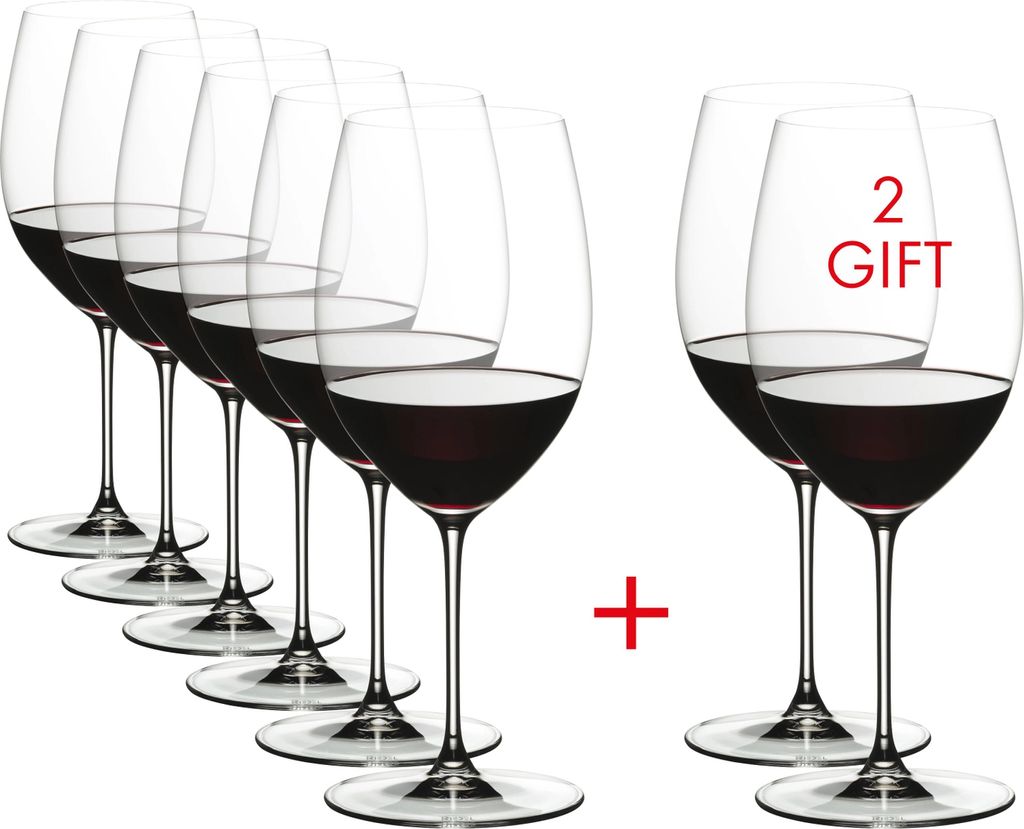 Riedel Veritas, set de 8 verres pour Cabernet/Merlot Image du produit 