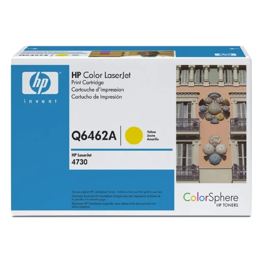 Toner HP 644A Jaune pour Impression de Documents LaserJet
