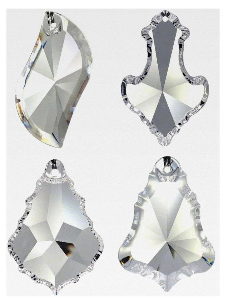 Kristallset 4-teilig 'Pendel' 50mm Crystal 30% PbO Feng Shui Suncatcher Regenbogenkristall