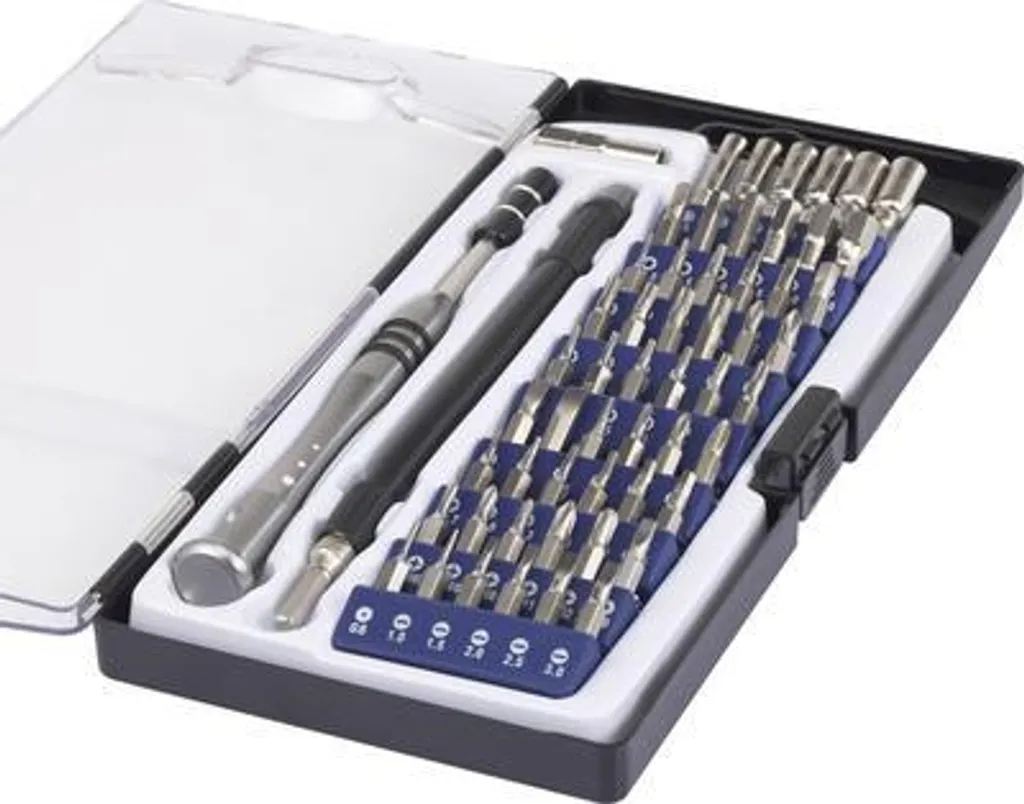Coffret complet de 58 embouts de tournevis variés pour tous travaux