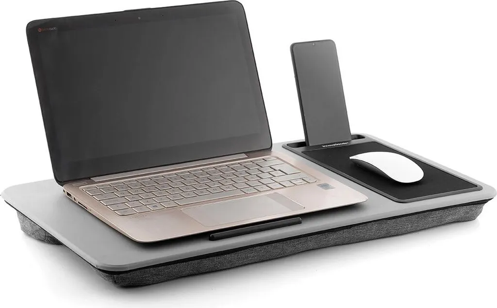 Bureau de Lit pour PC Portable Deskion XL avec Coussin à Mémoire Forme - 7