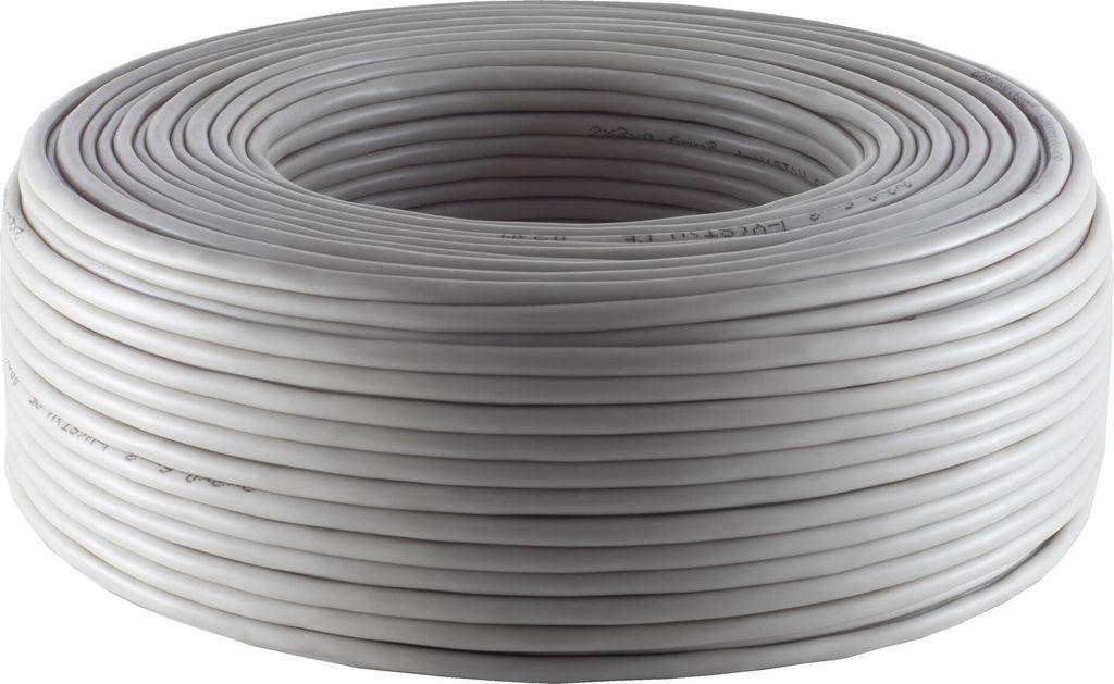 S/CONN maximum connectivity Telefonkabel 2x2x0,6 J-Y(ST)Y rund für Unterputzmontage, 25,0m (76840-25)