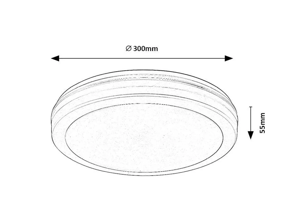 Illumina le tue Serate: Plafoniera INDRE LED 28W 3CCT IP54 Bianca - 5