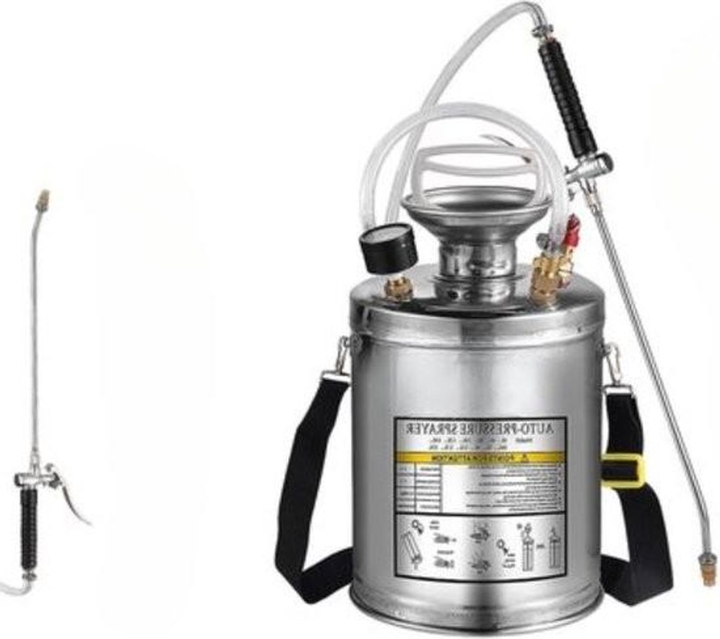Gartenspritze – Sprühgerät – Unkrautvernichtungsspritze – 4 l – 2,5 kg – Multifunktional
