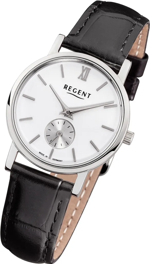 Montre-bracelet pour dames Regent GM-1452 avec cadran noir analogique