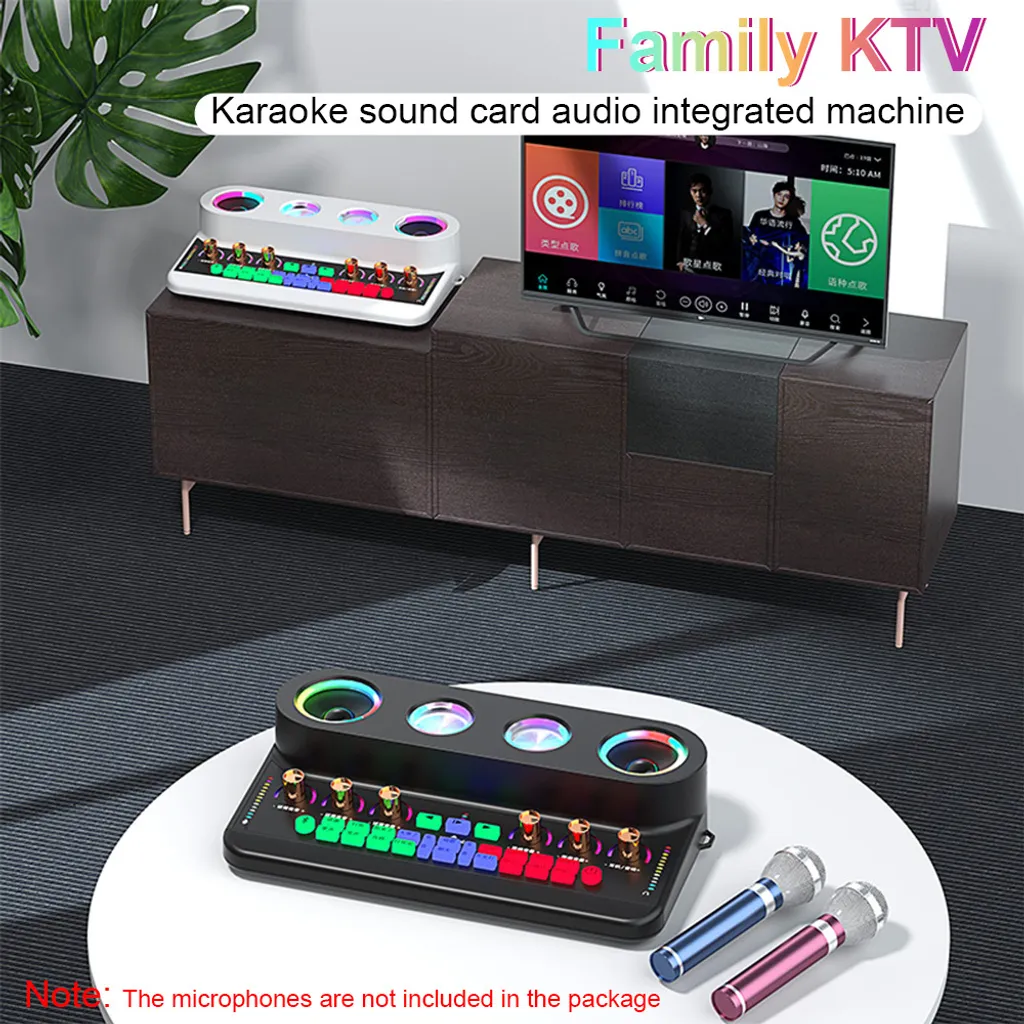 Macchina Karaoke Bluetooth con Effetti Luci - Kit Audio Streaming - 2