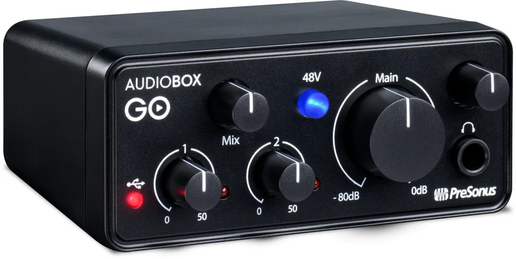PreSonus Audiobox GO Interface Audio USB 24 bits 96 kHz Ultra Compacte - 5