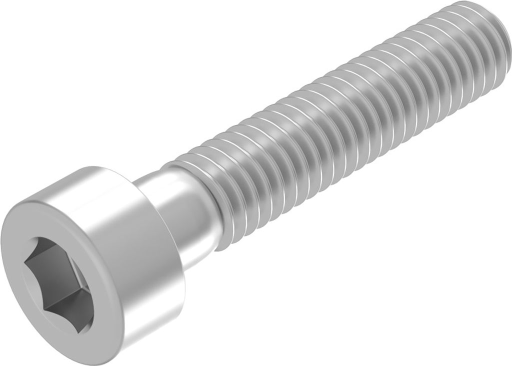 SECCARO Zylinderschraube M8 x 40 mm, Edelstahl V2A VA A2, DIN 912 / ISO 4762, Innensechskant, Teilgewinde, 20 Stück