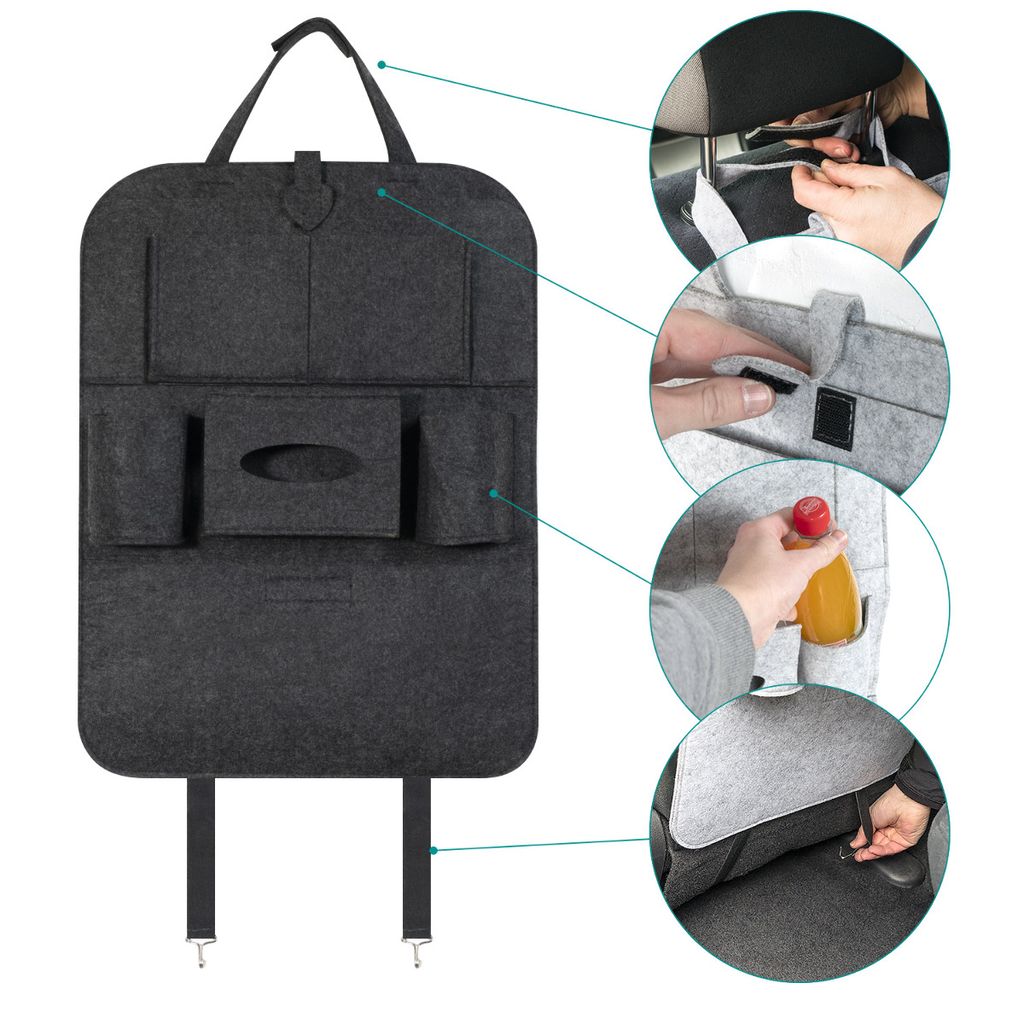 Spielzeugtasche Rücksitztasche Rückenlehnentasche Rückenlehnenschutz Auto Tasche 