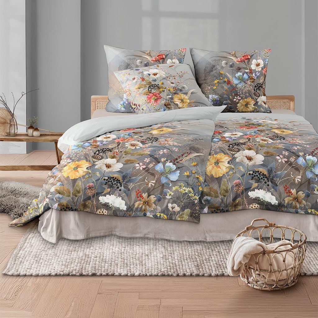 Irisette Flausch Baumwolle Bettwäsche Zobel 8707 multi Produktbild 