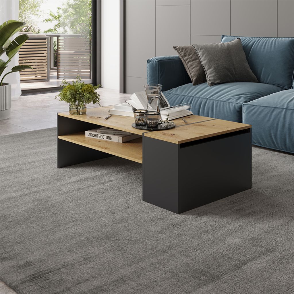 Vicco Couchtisch Rubby, 110 x 60 cm, Artisan Produktbild 