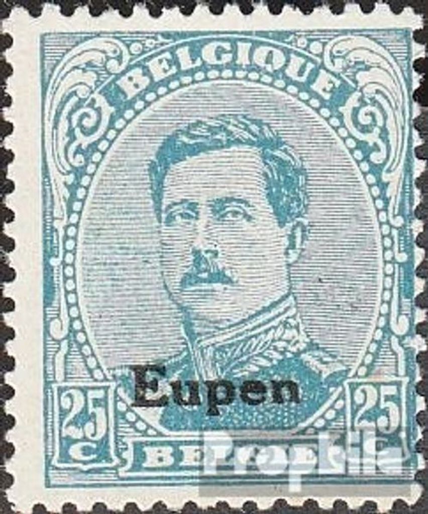 Briefmarken Belgische Post Eupen 1920 Mi 7 gestempelt Produktbild 