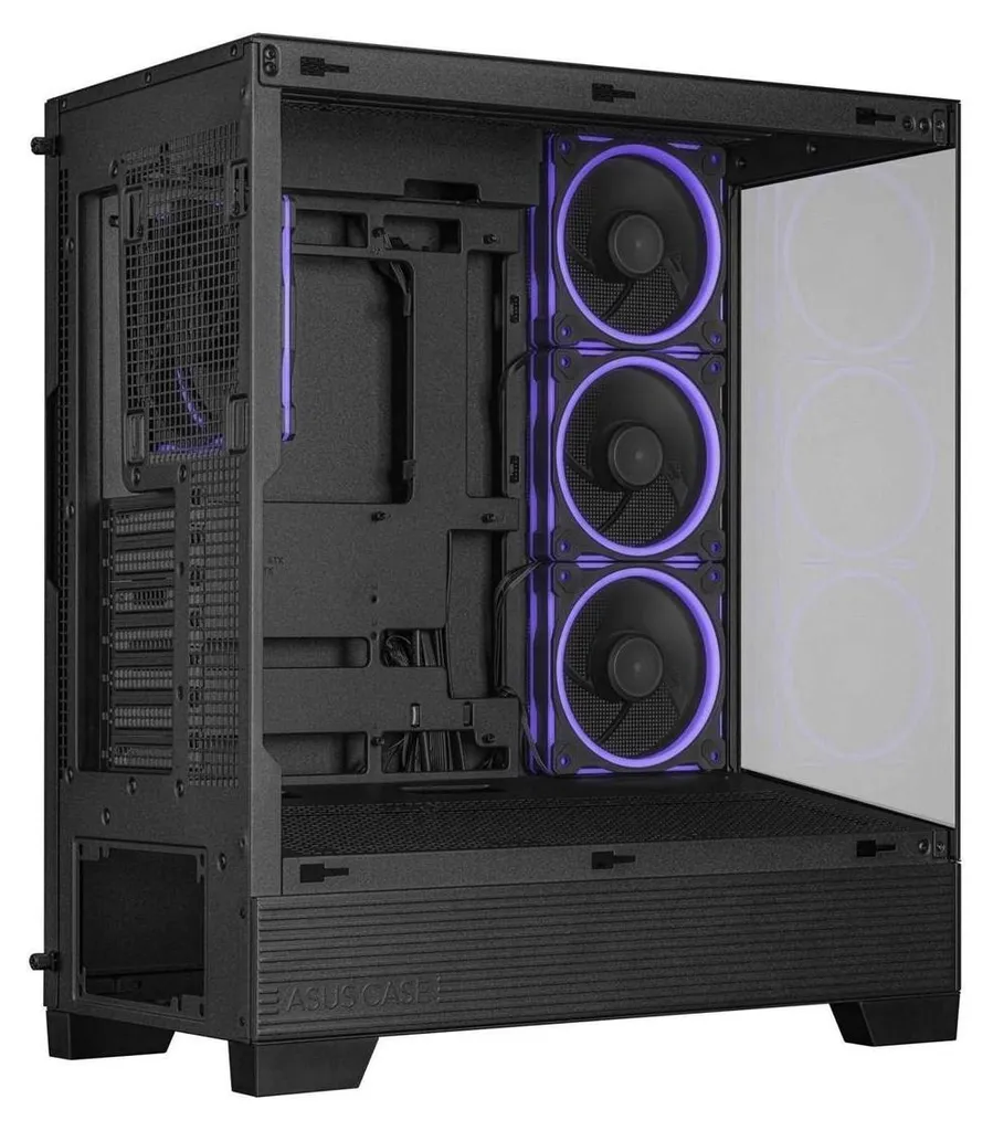 Boîtier PC ASUS A32 PLUS TG ARGB BLACK pour Configuration Gaming et Setup