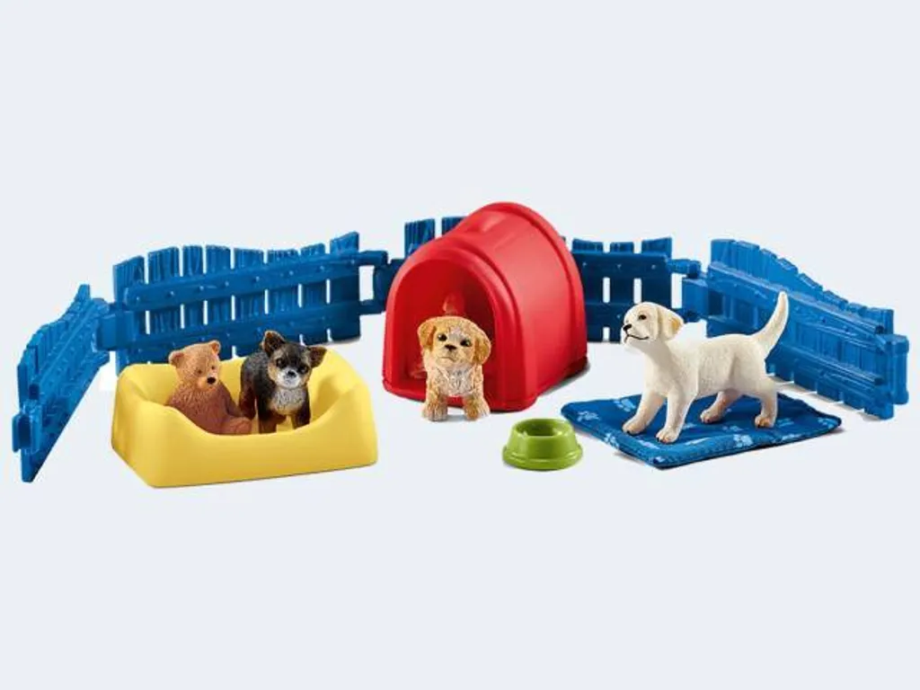 Salle des chiots - Parc d'éveil modulable pour chiots et petits chiens - 17