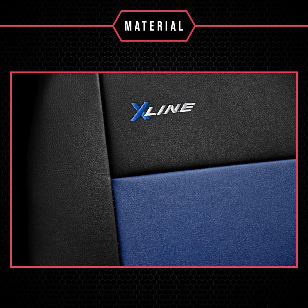 Set Coprisedili Opel Mokka Blu e Nero - Fodere Auto Universali Resistenti - 5