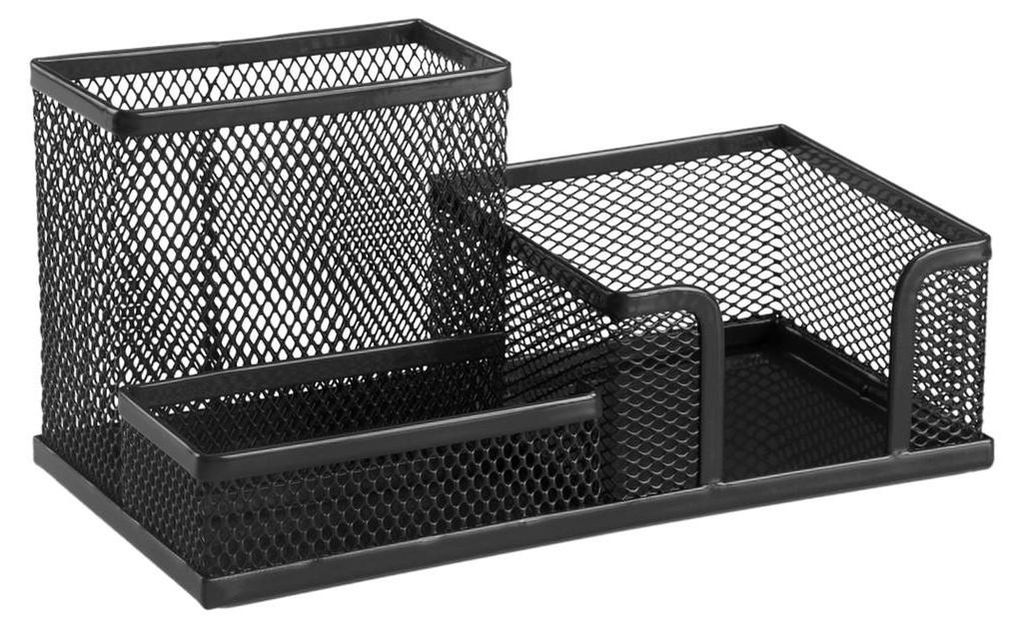 Organiseur de bureau avec dimensions 205x103x98 mm, noir Image du produit 
