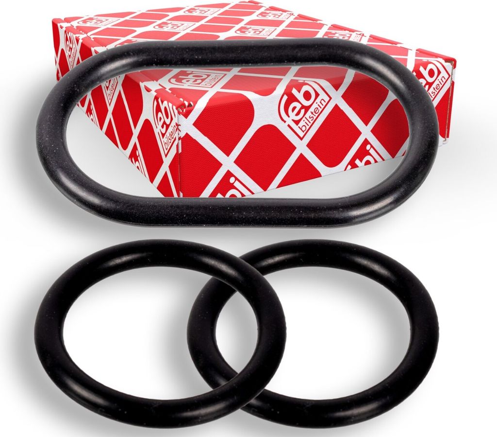 FEBI BILSTEIN Dichtungssatz Ölkühler Dichtung Ölkühler 174672 für TOYOTA Yaris Schrägheck (P9) 4mm 29mm 42mm ACM (Polyacryl-Kautschuk) 24mm 31mm