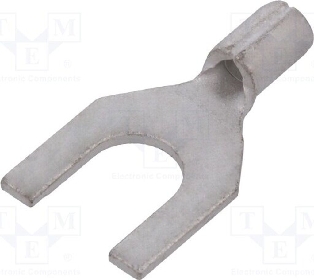 10x Gabelkabelschuh M5 Klemmverbindung 0,5÷1mm2 für Leitungen ST-096/2 isoliert(ne